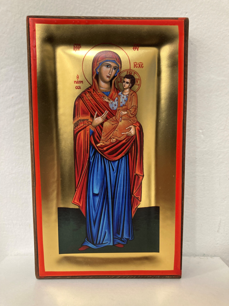 ΠΑΝΑΓΙΑ ΓΙΑΤΡΙΣΣΑ ΣΚΑΦΤΗ ΕΙΚΟΝΑ 19Χ11