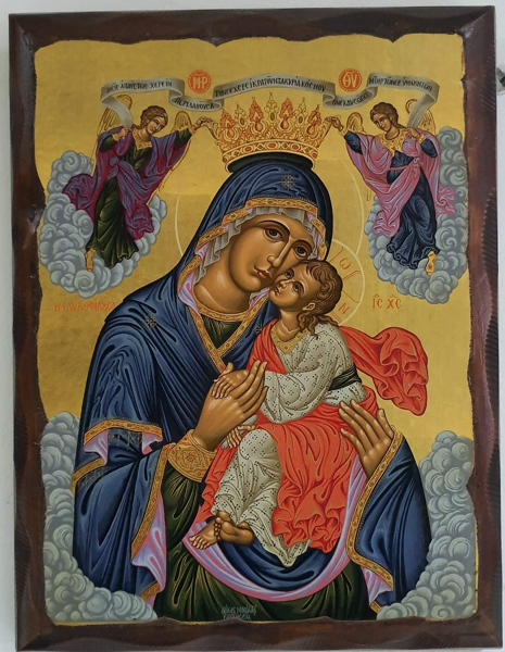 ΠΑΝΑΓΙΑ ΓΛΥΚΟΦΙΛΟΥΣΑ ΕΙΚΟΝΑ ΠΕΠΑΛΑΙΩΜΕΝΗ - ΠΕΛΕΚΥΤΗ 27Χ20 (ΑΞ.ΕΣ.)