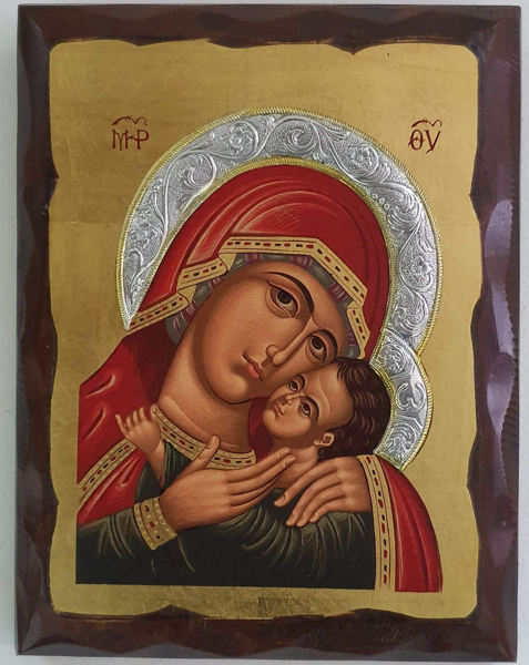 ΠΑΝΑΓΙΑ ΓΛΥΚΟΦΙΛΟΥΣΑ ΜΕ ΦΩΤΟΣΤΕΦΑΝΟ 27Χ20