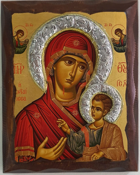 ΠΑΝΑΓΙΑ ΠΟΡΤΑΪΤΙΣΣΑ ΜΕ ΦΩΤΟΣΤΕΦΑΝΟ 15*12  (ΑΞ.ΕΣ)