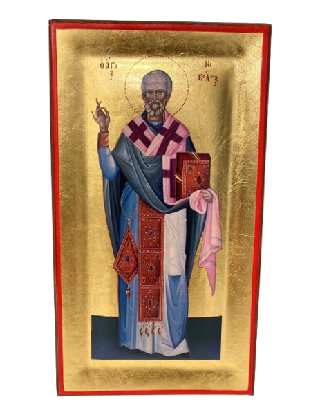 ΑΓΙΟΣ ΝΙΚΟΛΑΟΣ ΣΚΑΦΤΗ ΕΙΚΟΝΑ 25Χ14