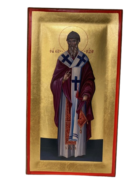 ΑΓΙΟΣ ΣΠΥΡΙΔΩΝ ΣΚΑΦΤΗ ΕΙΚΟΝΑ 25Χ14